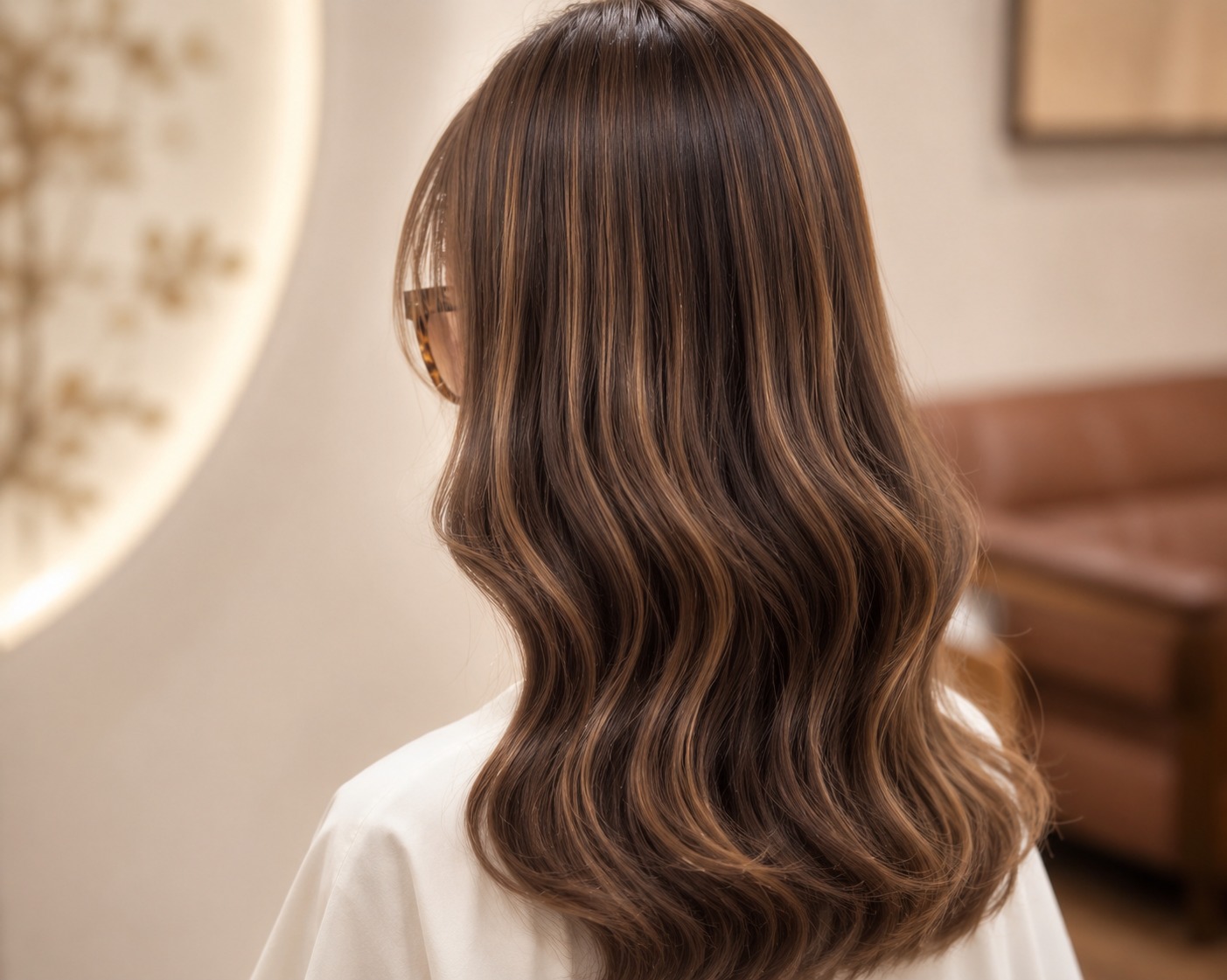 桃園南崁白髮銜接作品，ALICE Hair Salon 自然灰髮融合設計