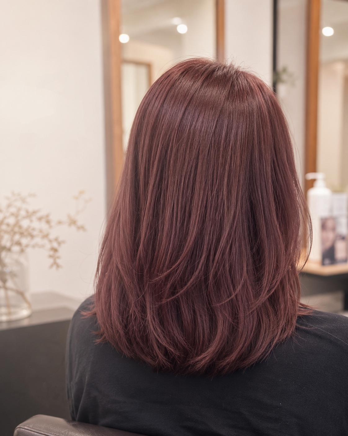 桃園南崁霧感染髮作品，ALICE Hair Salon 低調柔和髮色設計